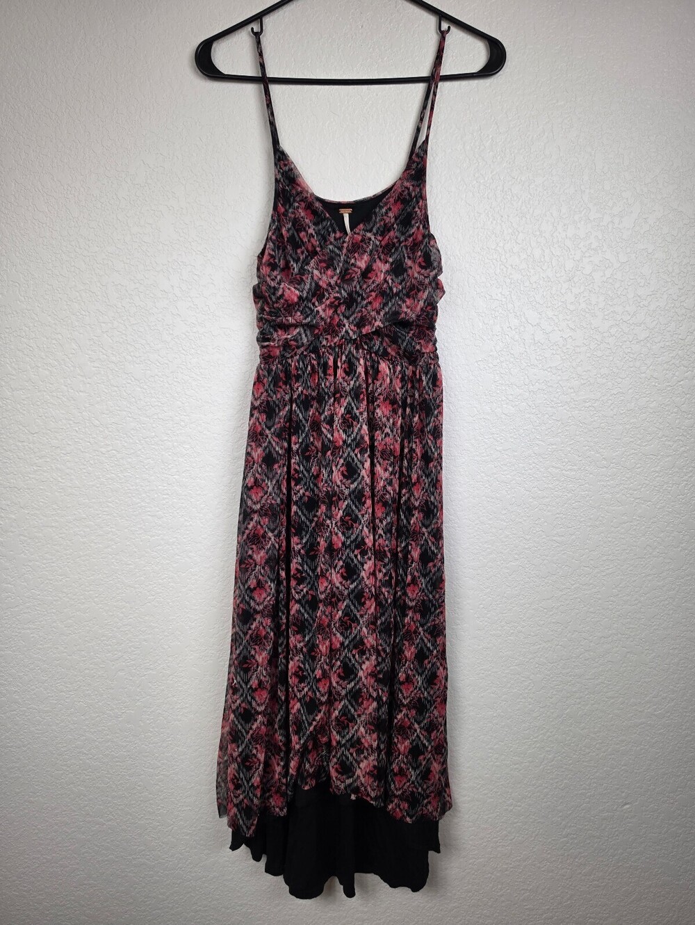 Free People Medium Black and Red Maxi Dress